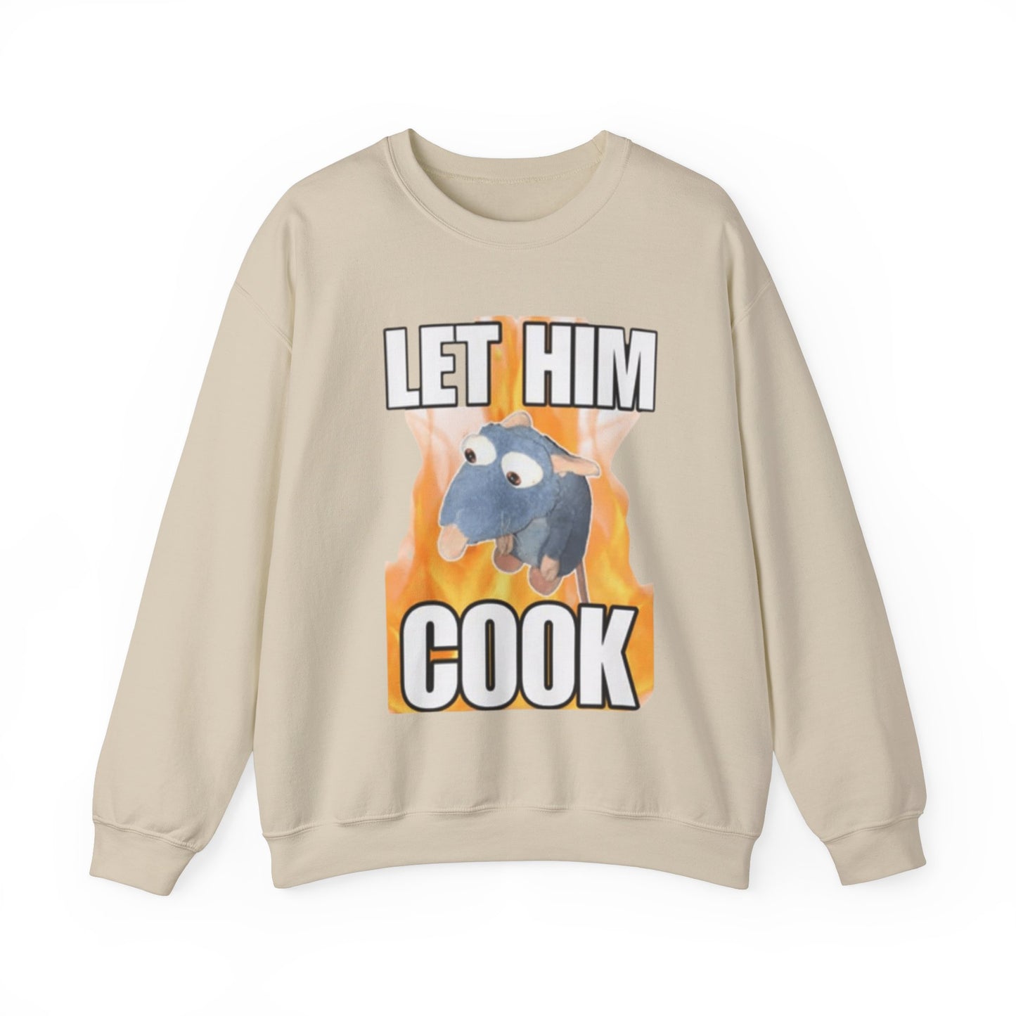 Let Him Cook Adult Unisex Crewneck,  Gift Shirt, Parody crewneck