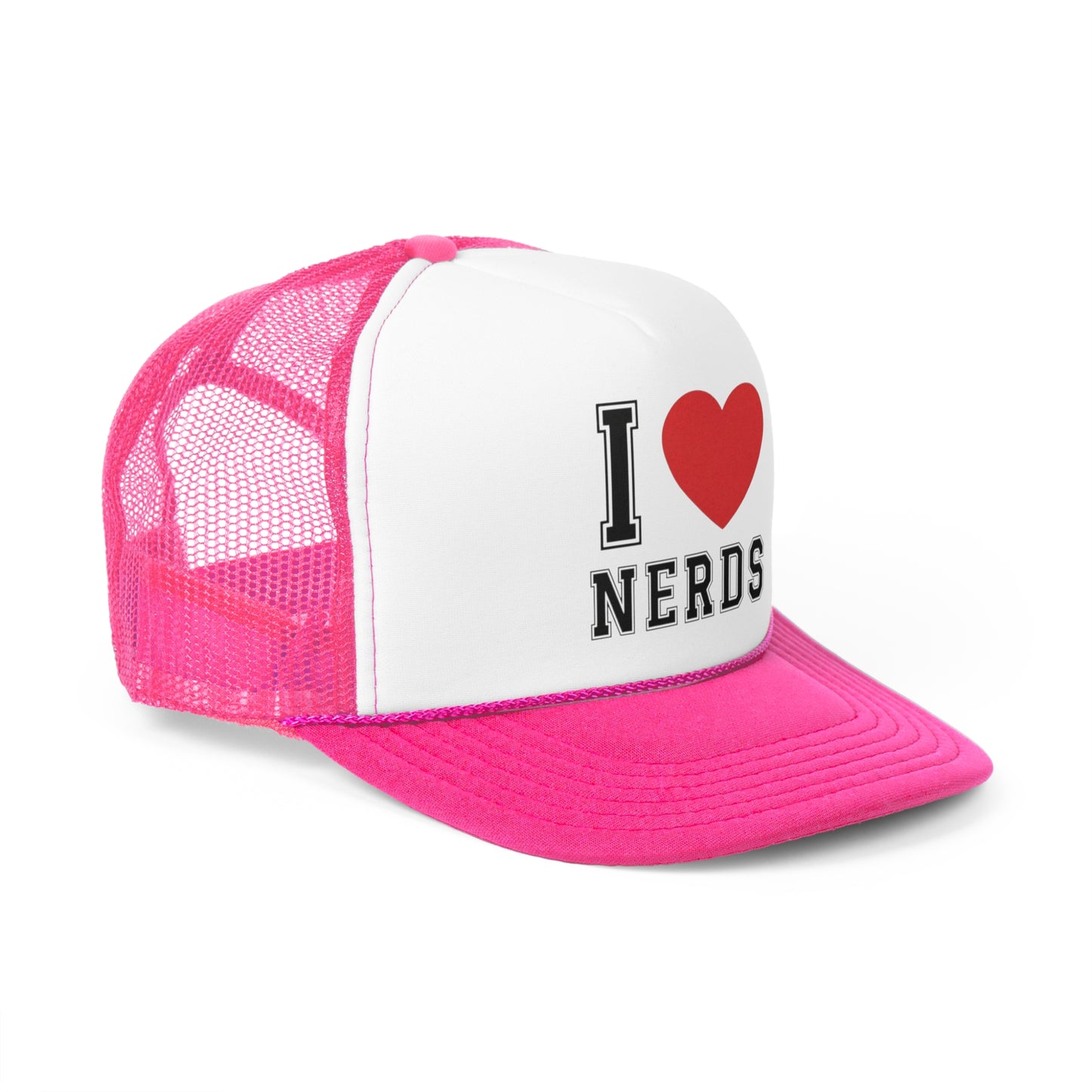 I Love Nerds Trucker Hat, Funny Hats, Gift Hat, Parody Trucker Hat, Trendy Hats, Meme Hat