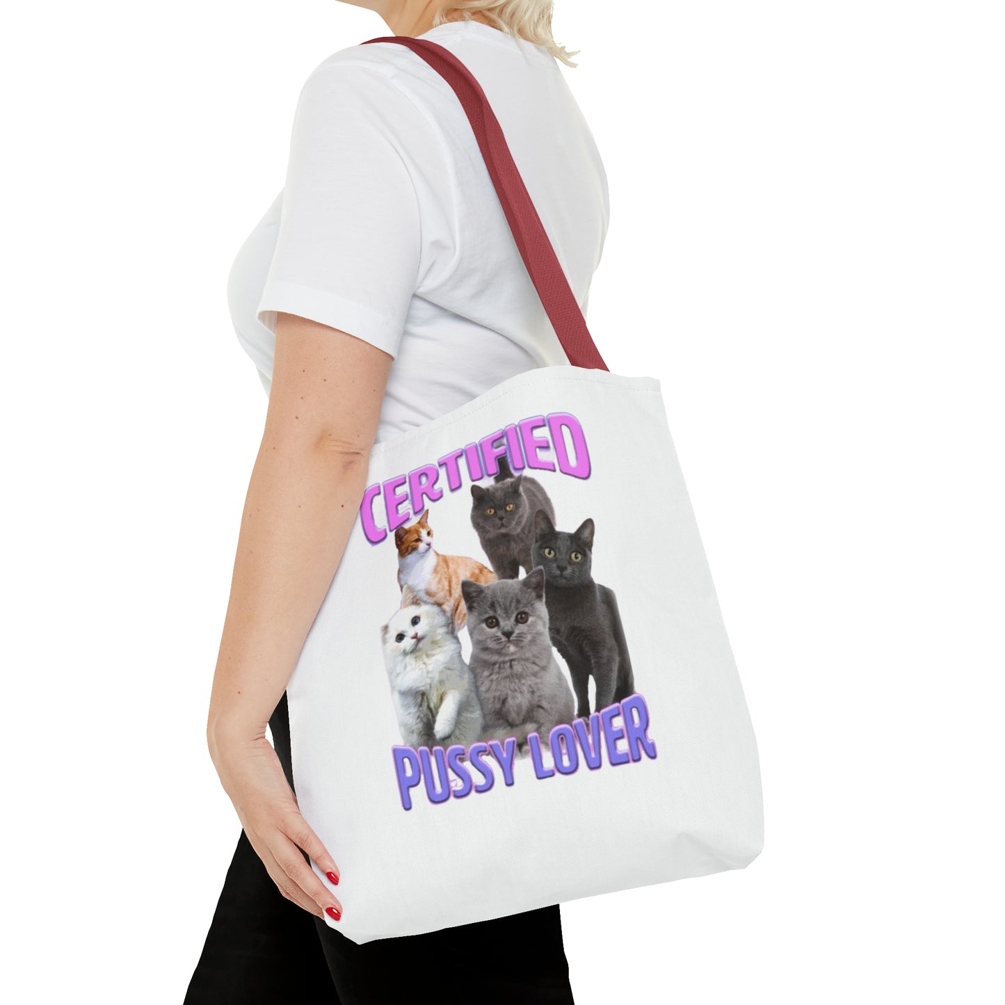 P*ssy Lover Meme Tote Bag