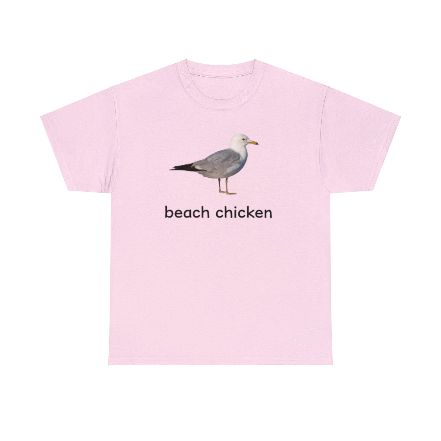 Beach Chicken Funny T Shirt Unisex