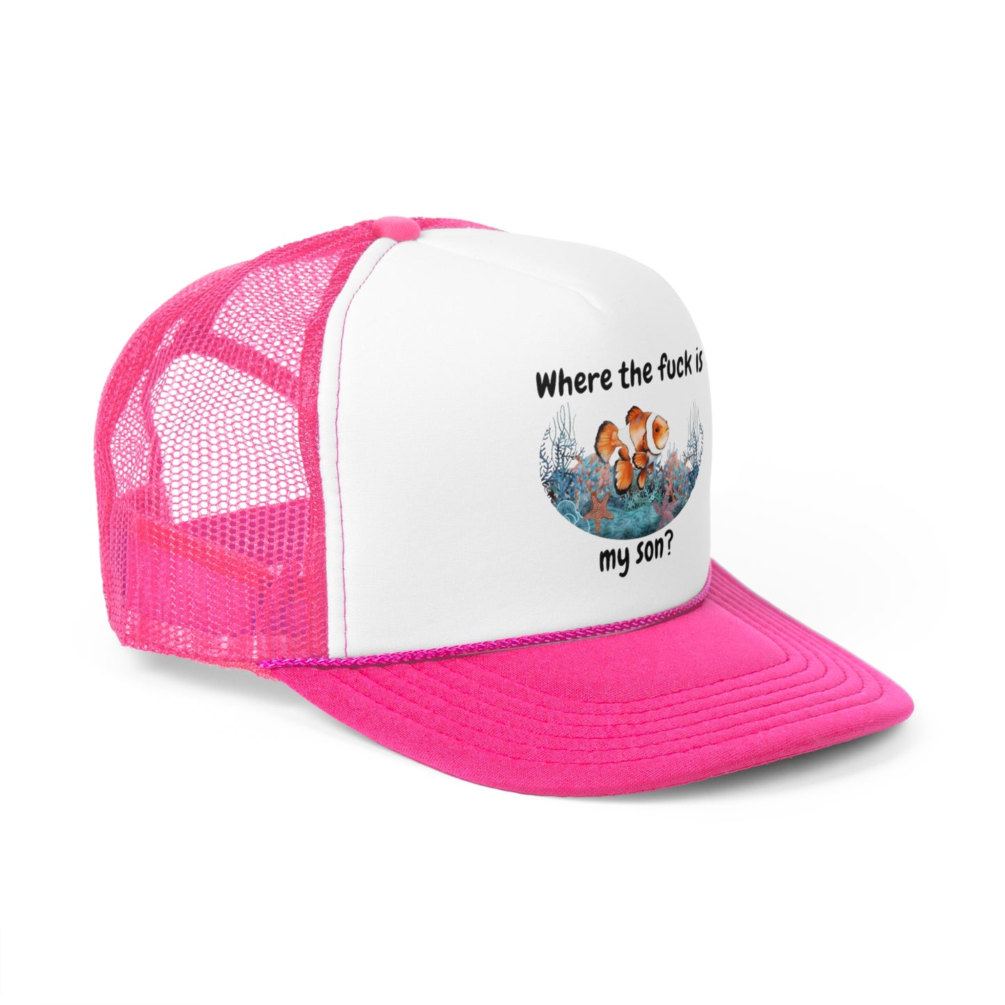 Where TF Is My Son V2 Trucker Hat, Funny Hats, Gift Hat, Parody Trucker Hat, Trendy Hats, Meme Hat