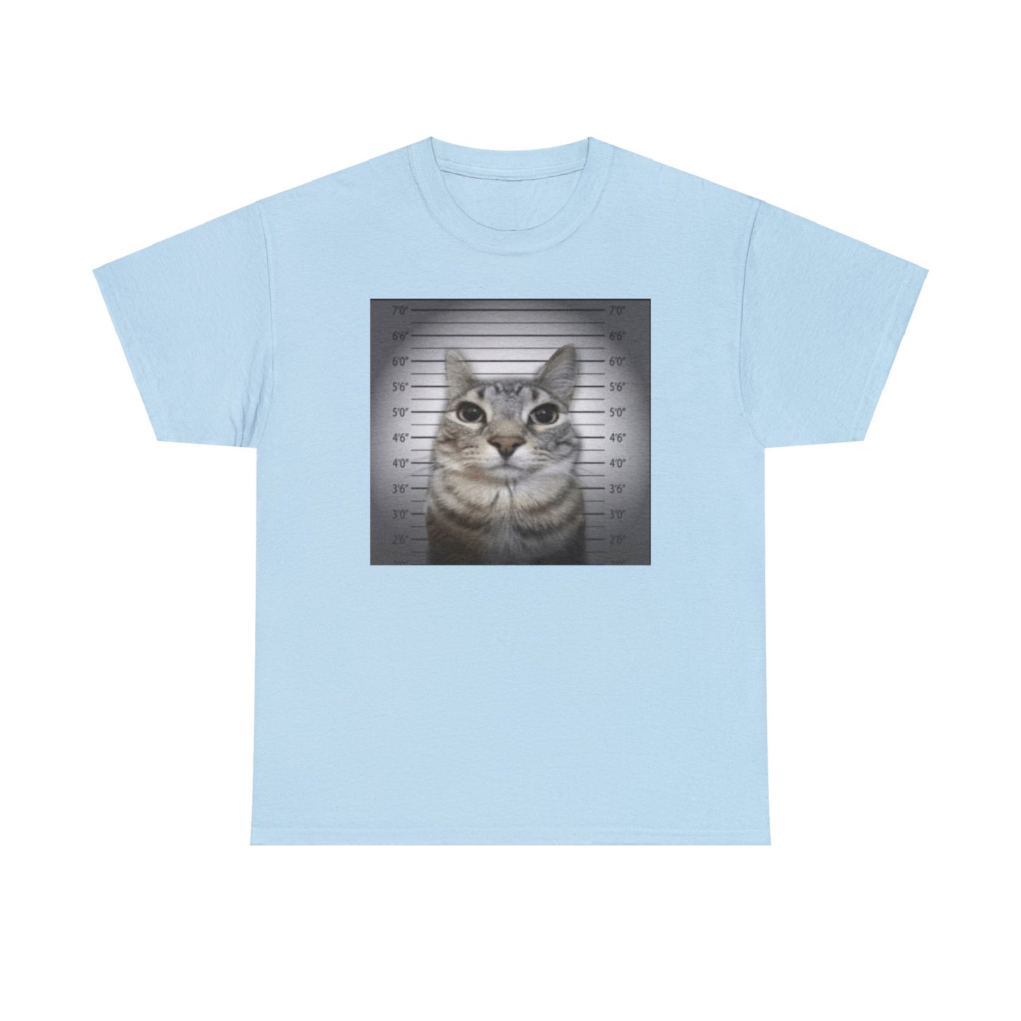 Cute Cat Mugshot T Shirt Unisex