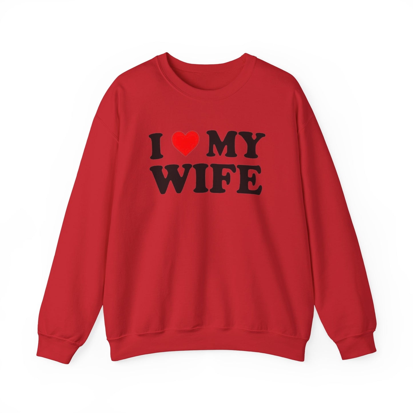 I Love My Wife Unisex Crewneck Sweatshirt