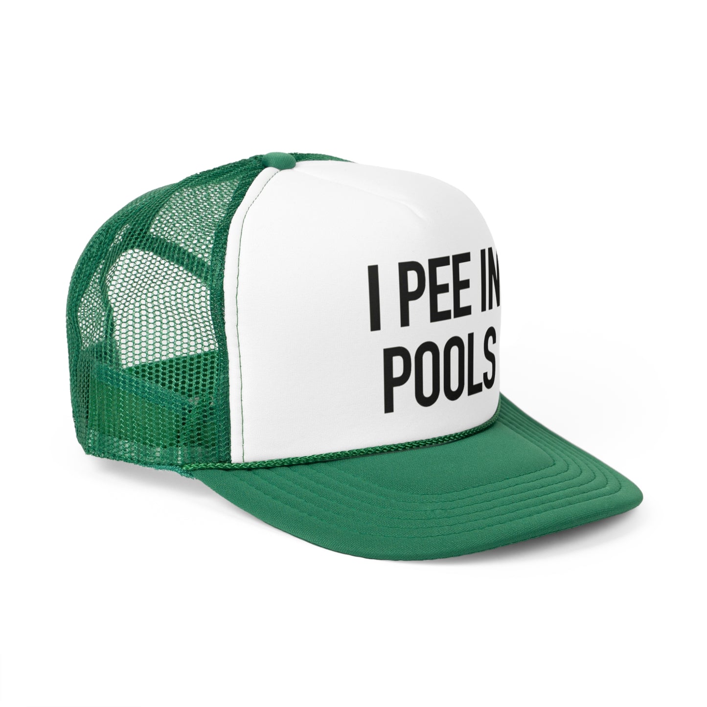 I Pee In Pools Trucker Hat, Trendy Hats, Meme Hat