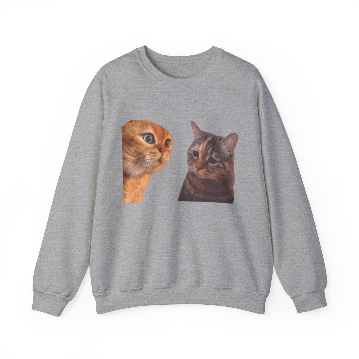 Cats Talking Unisex Crewneck Sweatshirt