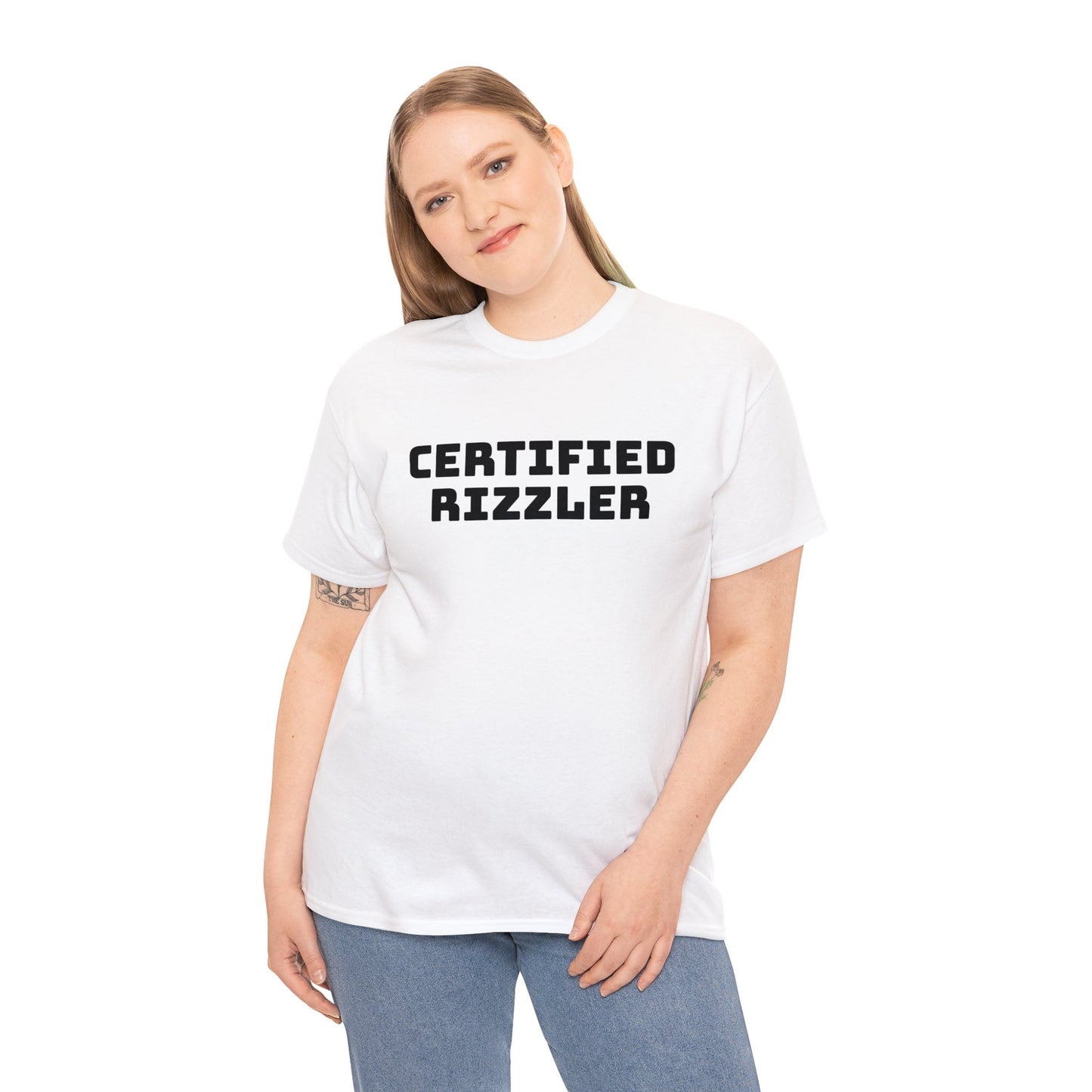 Certified Rizzler Adult Unisex Shirt, Funny Cat Shirt