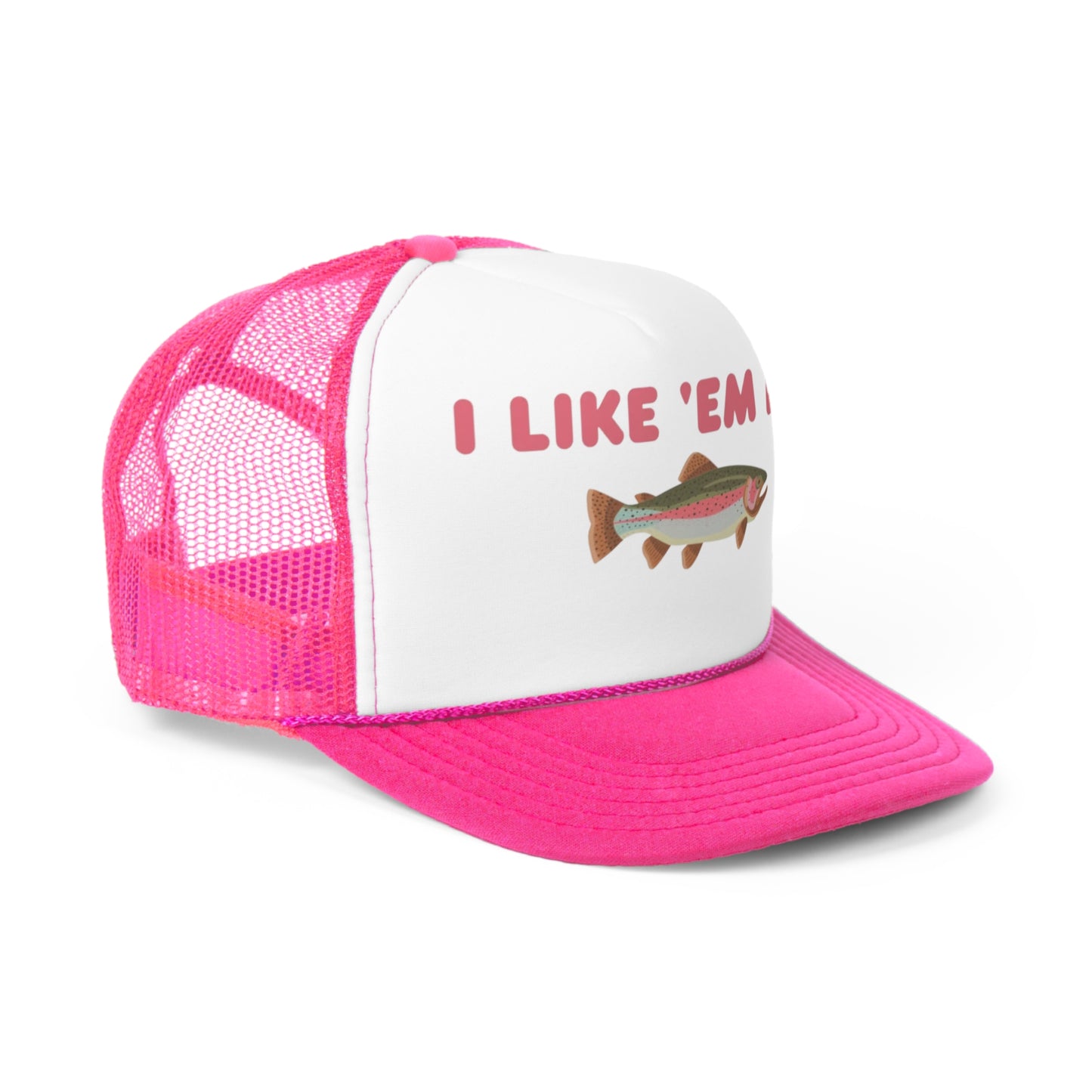 I Like 'Em Big Meme Trucker Hat, Funny Hats, Gift Hat, Parody Trucker Hat, Trendy Hats, Meme Hat