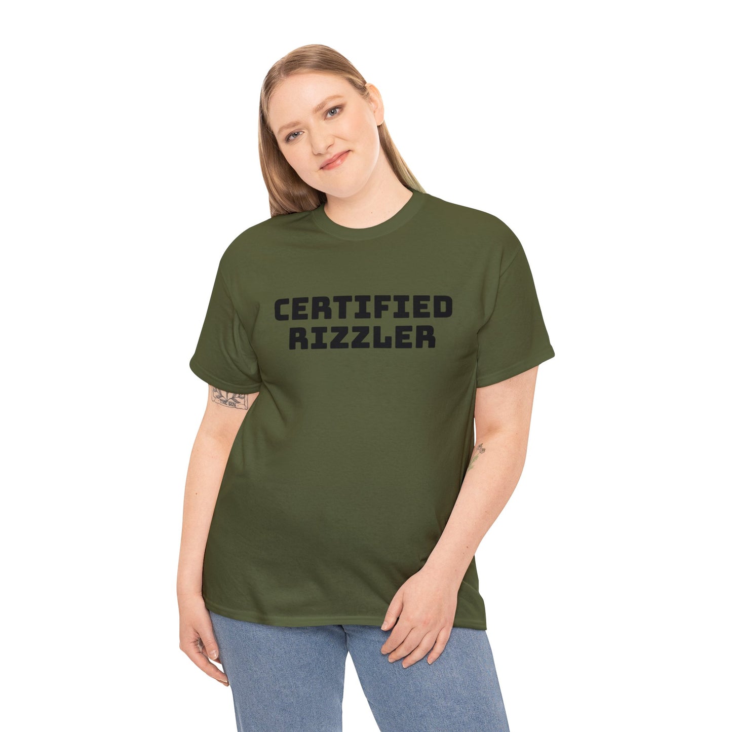 Certified Rizzler Adult Unisex Shirt, Funny Cat Shirt