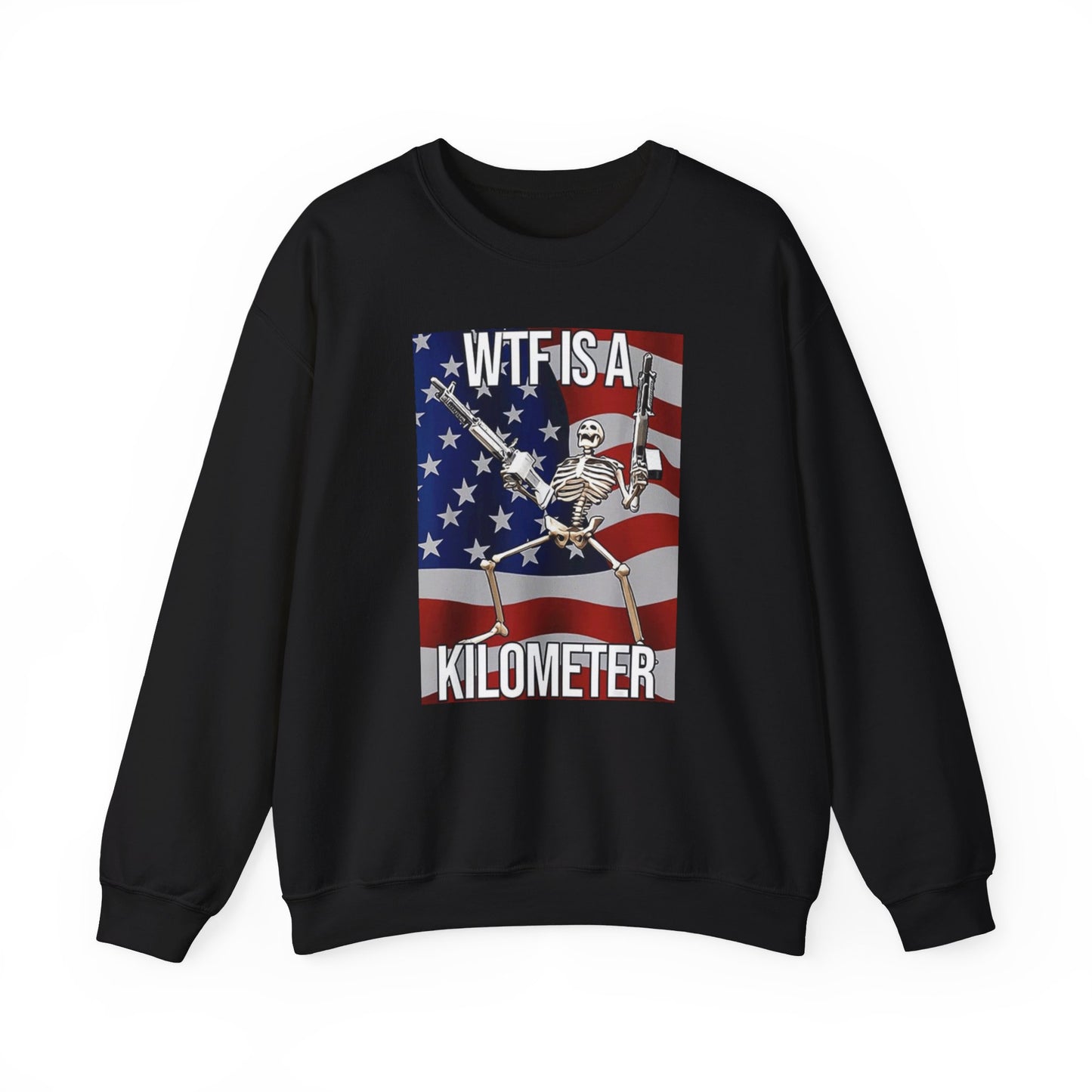 WTF Is A Kilometer Unisex Crewneck Sweatshirt