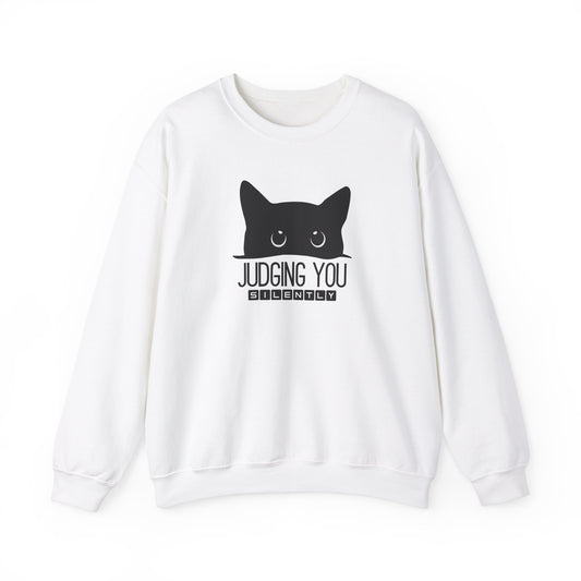 Judging You Silently  Unisex Crewneck Sweatshirt