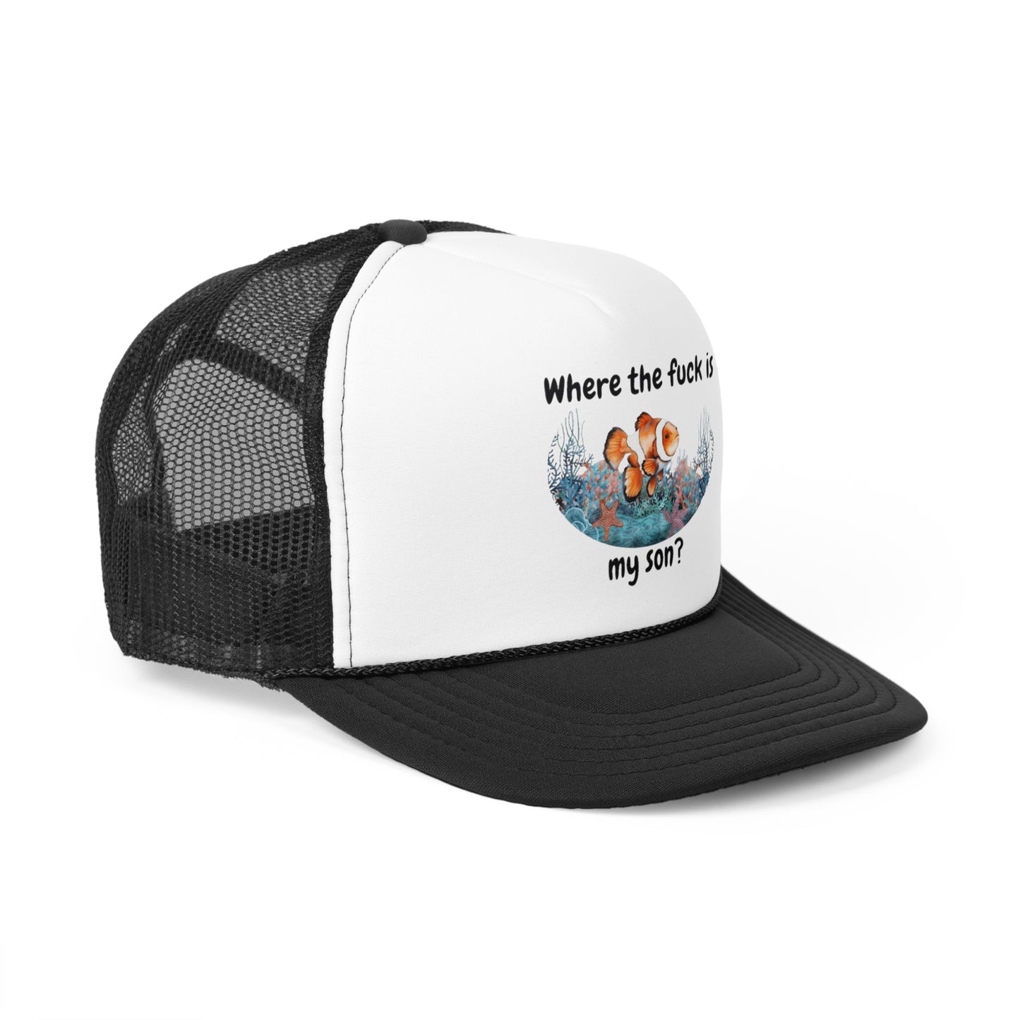 Where TF Is My Son V2 Trucker Hat, Funny Hats, Gift Hat, Parody Trucker Hat, Trendy Hats, Meme Hat