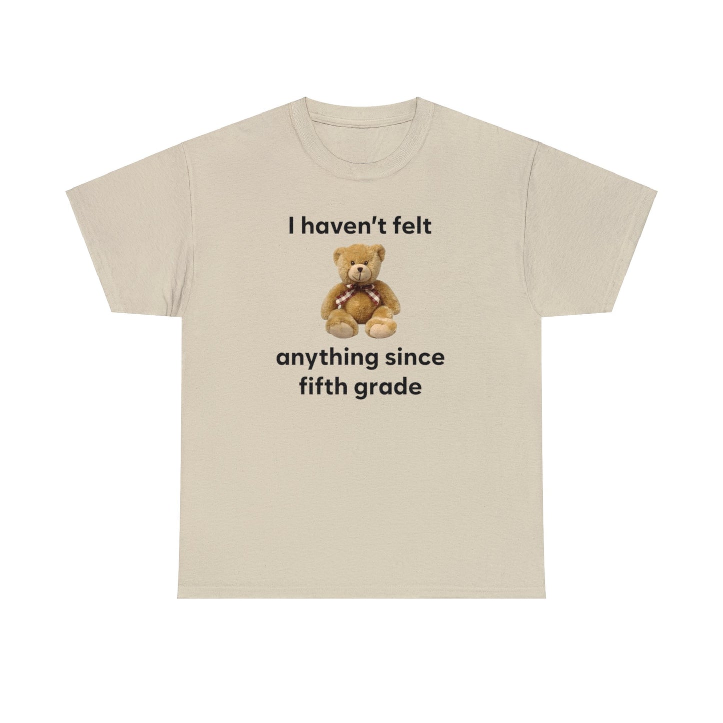 I Haven't Felt Anything Since Fifth Grade Teddy Bear T Shirt Unisex