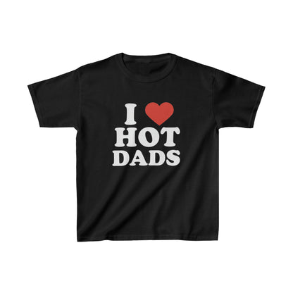 I Love Hot Dads Baby Tee