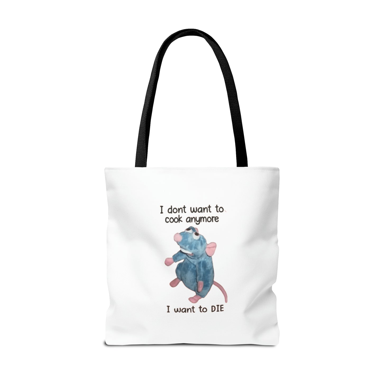 I Don't Want To Cook Anymore I Want To Die Meme Tote Bag