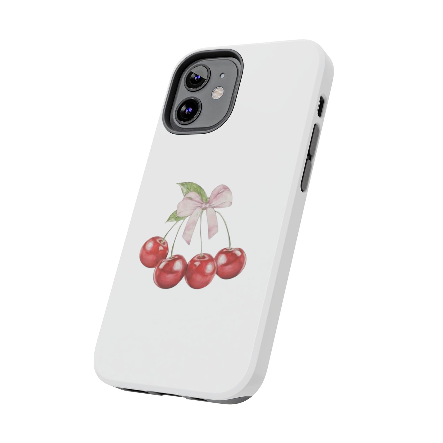 Cherries With Ribbon Aesthetic Tough Phone Cases