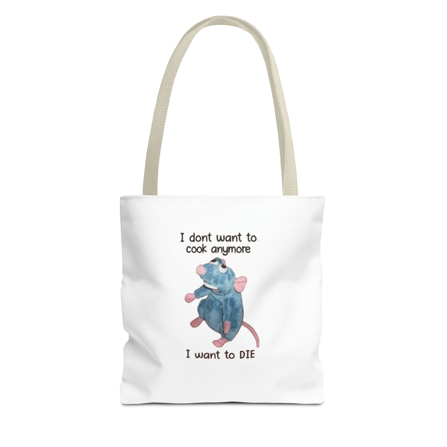 I Don't Want To Cook Anymore I Want To Die Meme Tote Bag