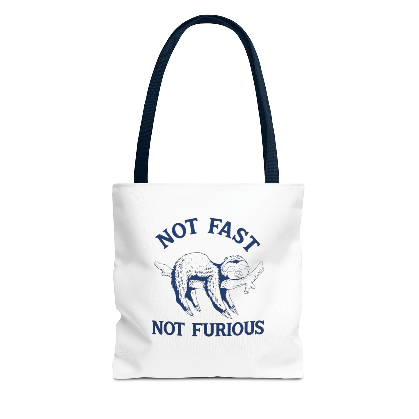 Not Fast Not Furious Meme Tote Bag