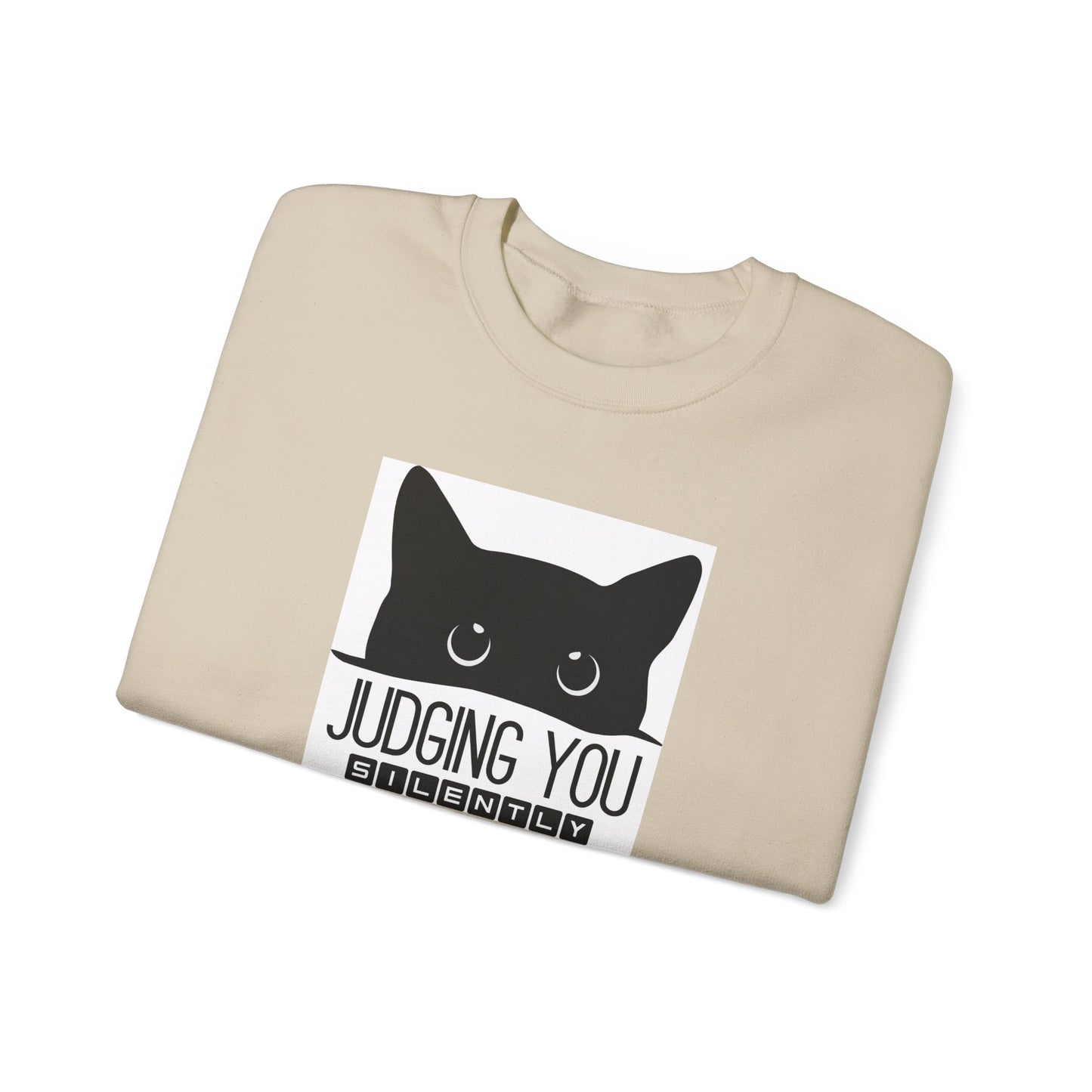 Judging You Silently  Unisex Crewneck Sweatshirt