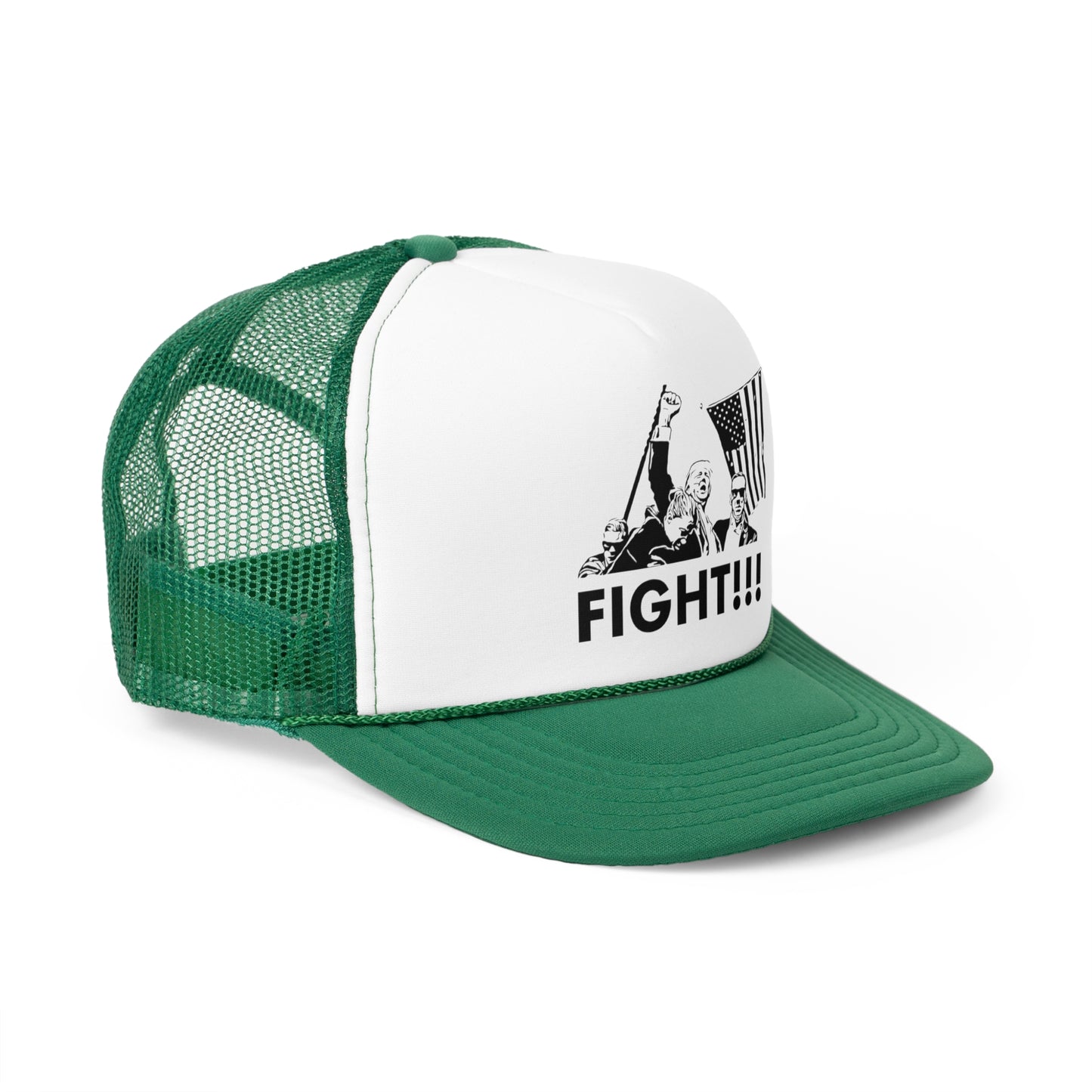 Fight Black And White Trucker Hat, Funny Hats, Gift Hat, Parody Trucker Hat, Trendy Hats, Meme Hat