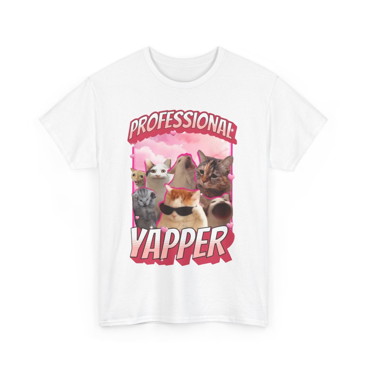 Professional Yapper Funny Cat Tee V2 Tee Unisex Shirt