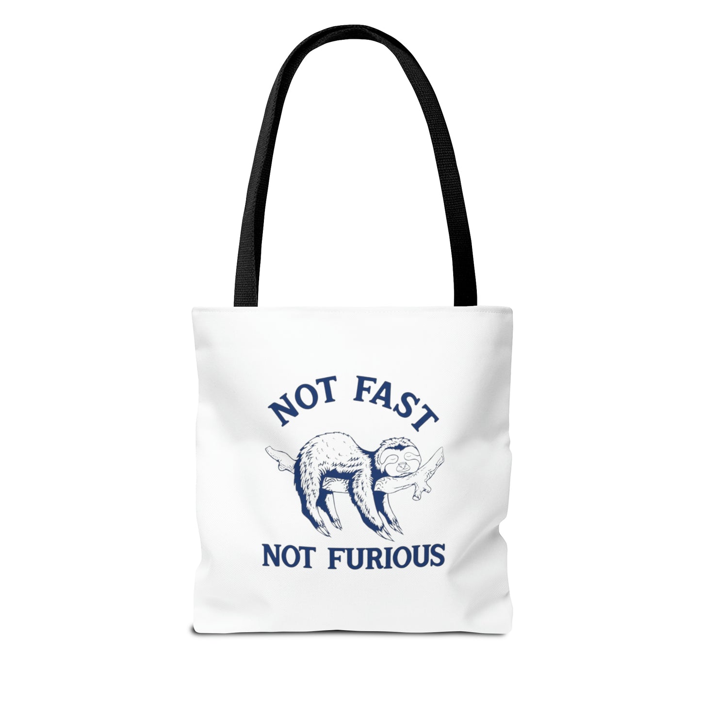 Not Fast Not Furious Meme Tote Bag