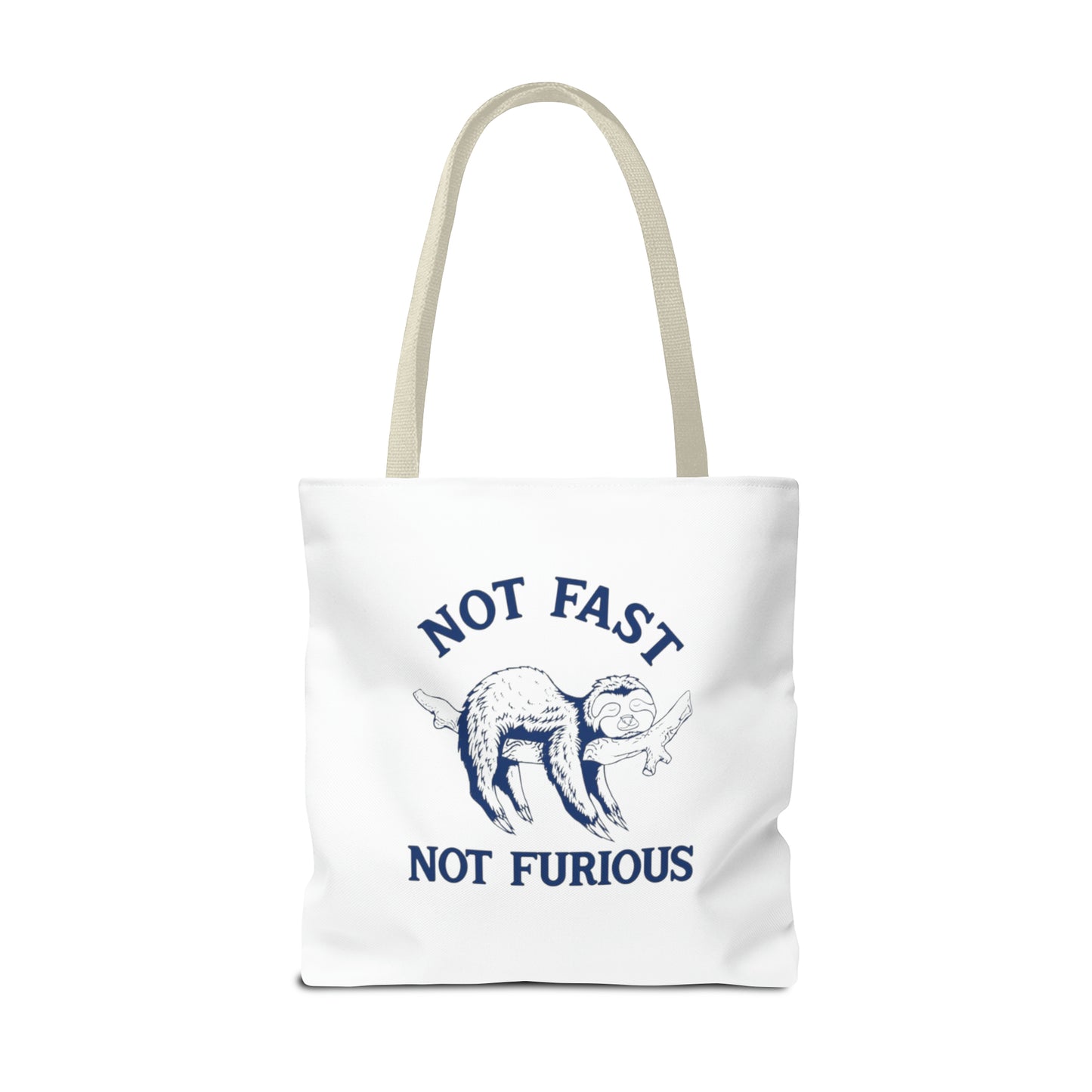 Not Fast Not Furious Meme Tote Bag