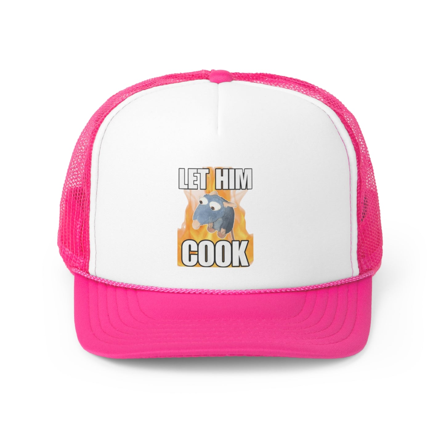 Let Him Cook Trucker Hat, Funny Hats, Gift Hat, Parody Trucker Hat, Tiktok, Trendy Hats, Meme Hats, Cute Animal Hats