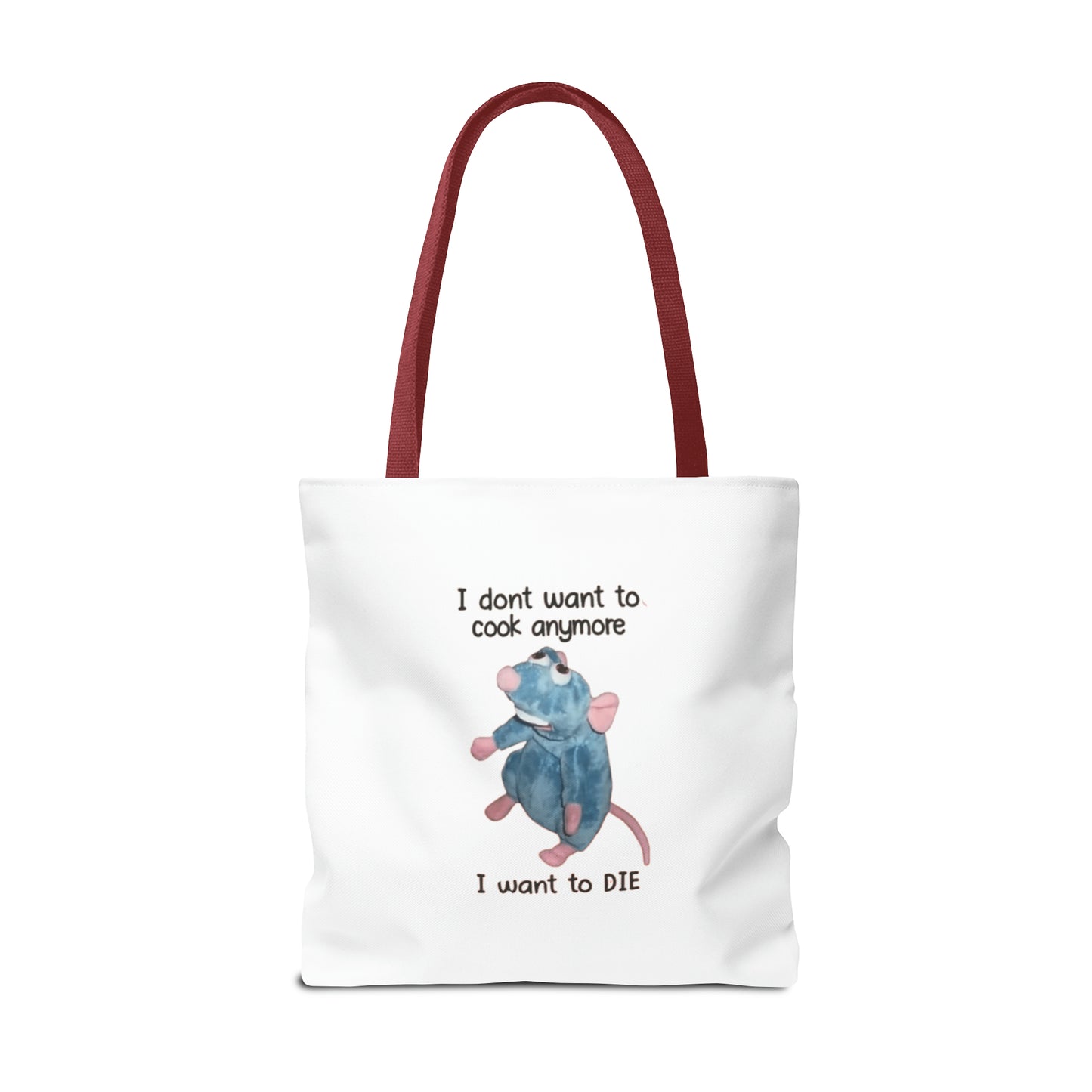 I Don't Want To Cook Anymore I Want To Die Meme Tote Bag