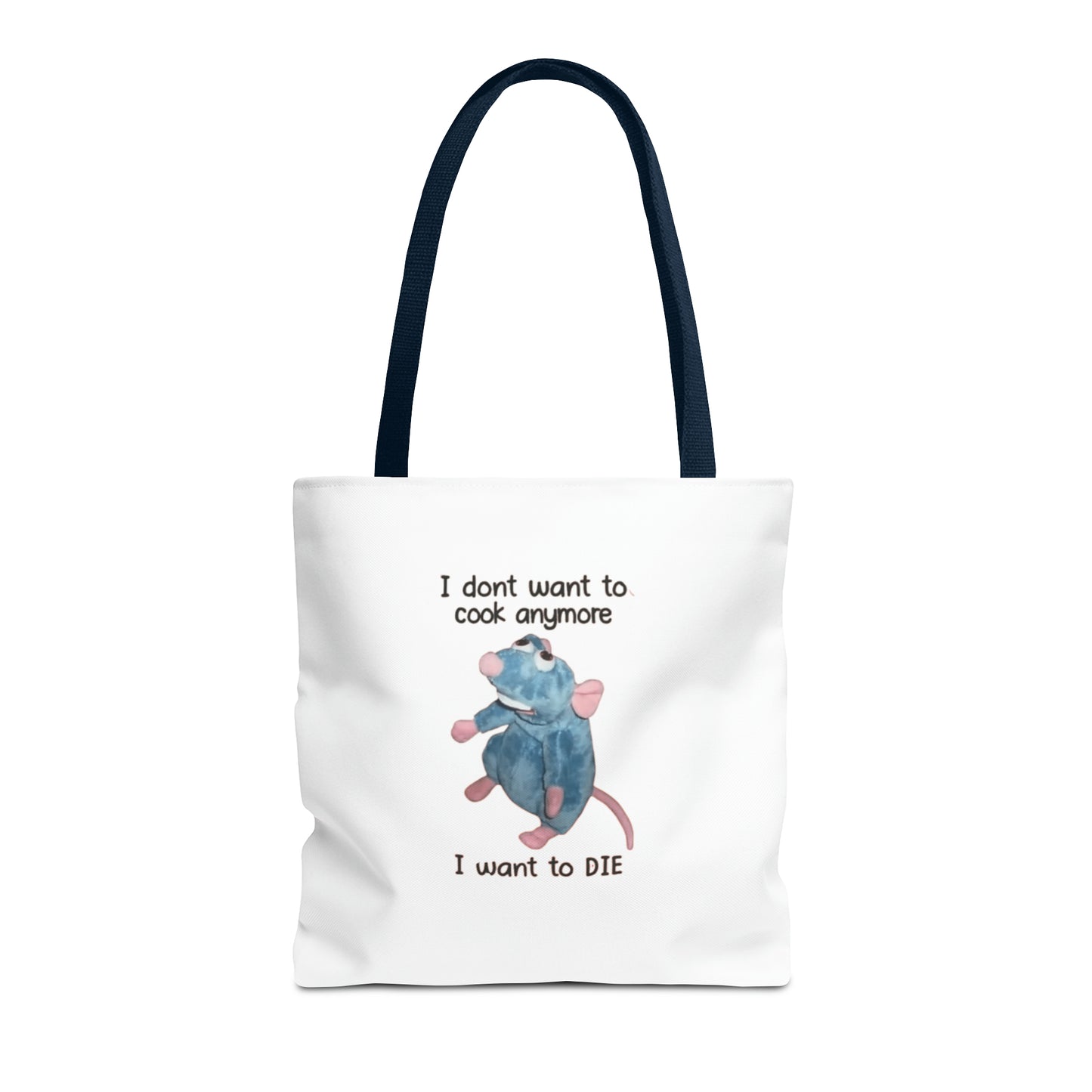 I Don't Want To Cook Anymore I Want To Die Meme Tote Bag