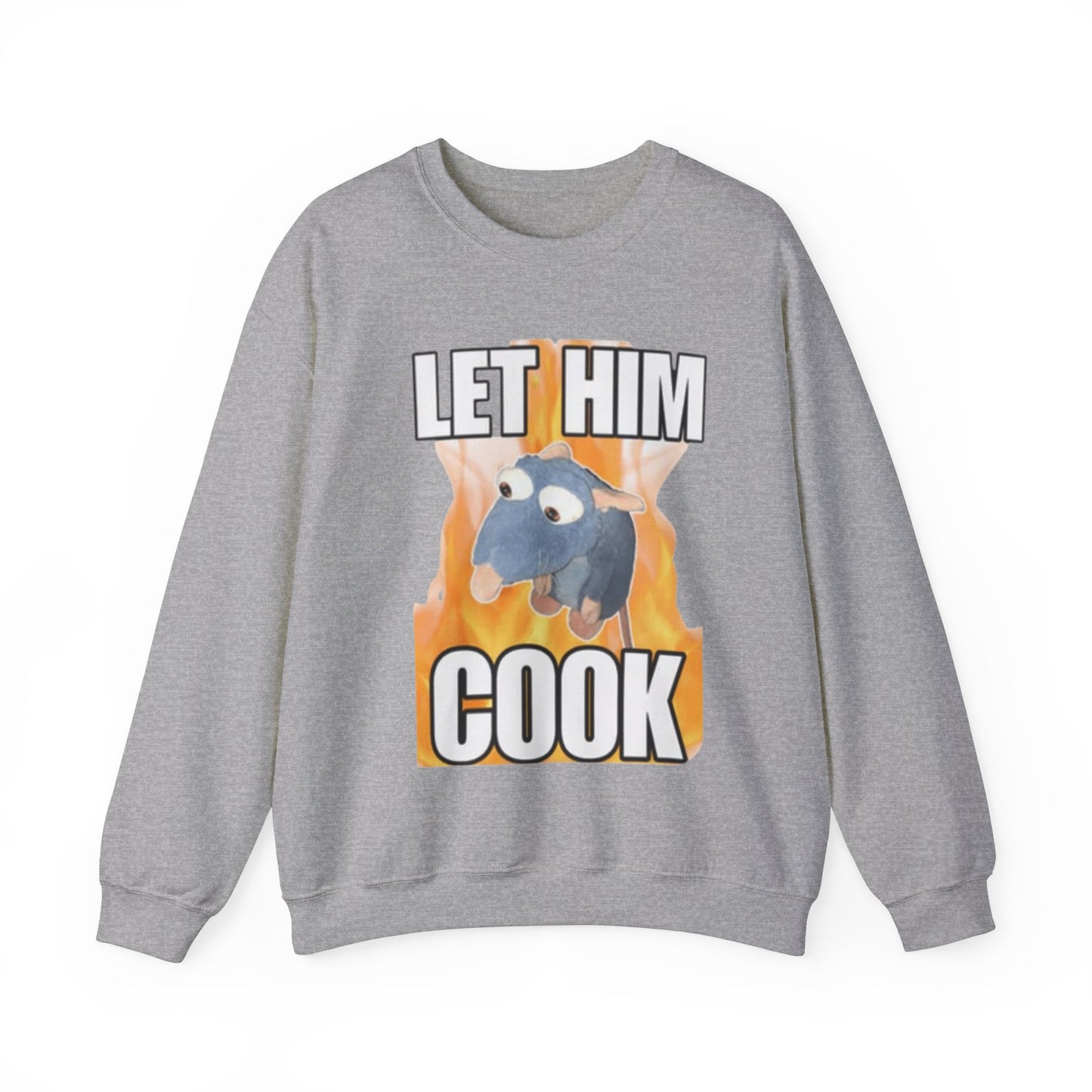 Let Him Cook Adult Unisex Crewneck,  Gift Shirt, Parody crewneck