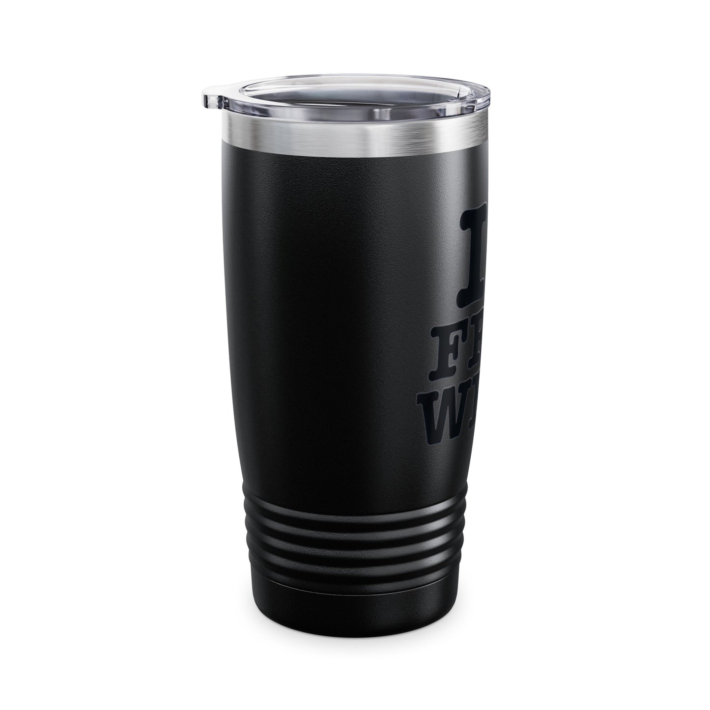 I Love Free Weed Ringneck Tumbler, 20oz