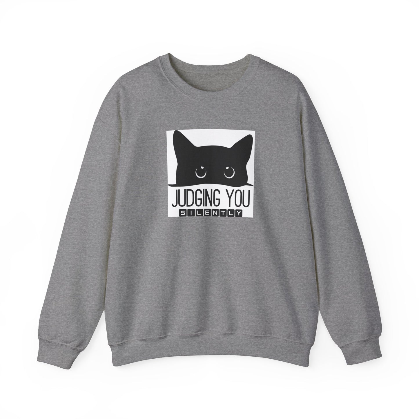 Judging You Silently  Unisex Crewneck Sweatshirt