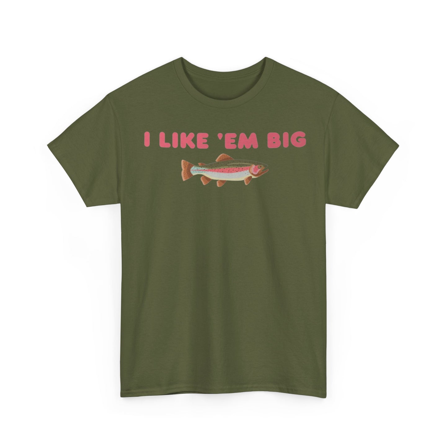 I Like 'Em Big Vintage Style Adult Unisex Shirt