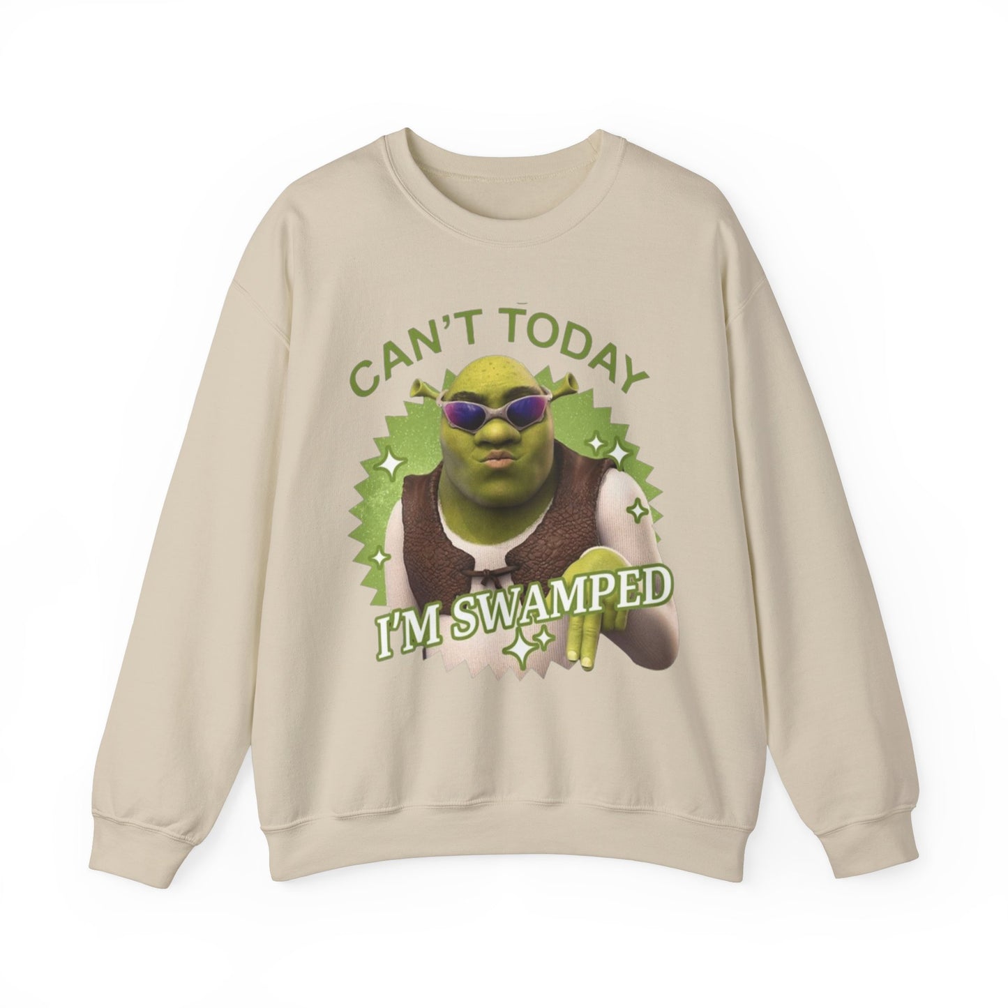 Can't Today I'm Swamped Version 1 Unisex Crewneck Sweatshirt