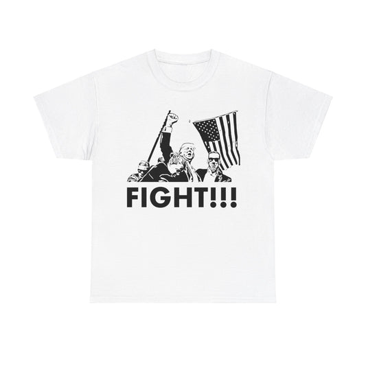 Fight!!! Black and White Tee Unisex Shirt