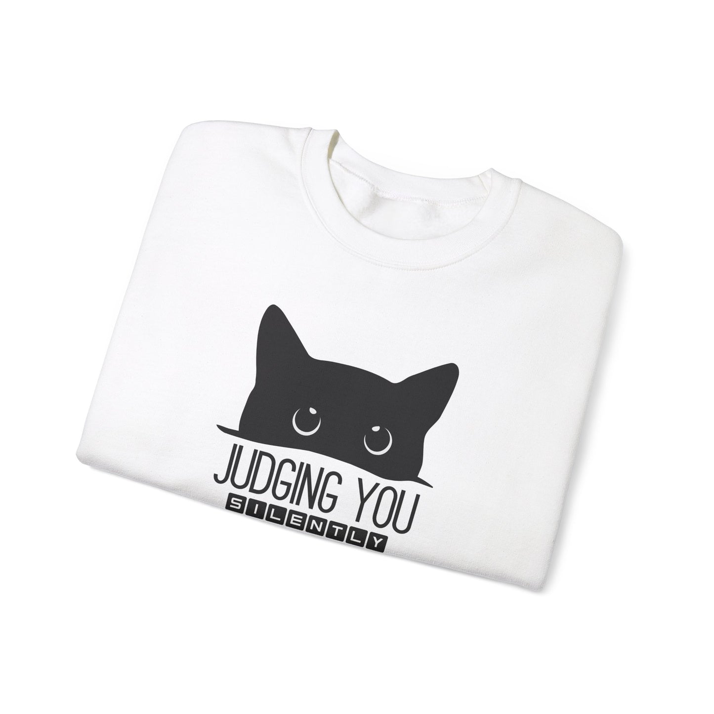 Judging You Silently  Unisex Crewneck Sweatshirt