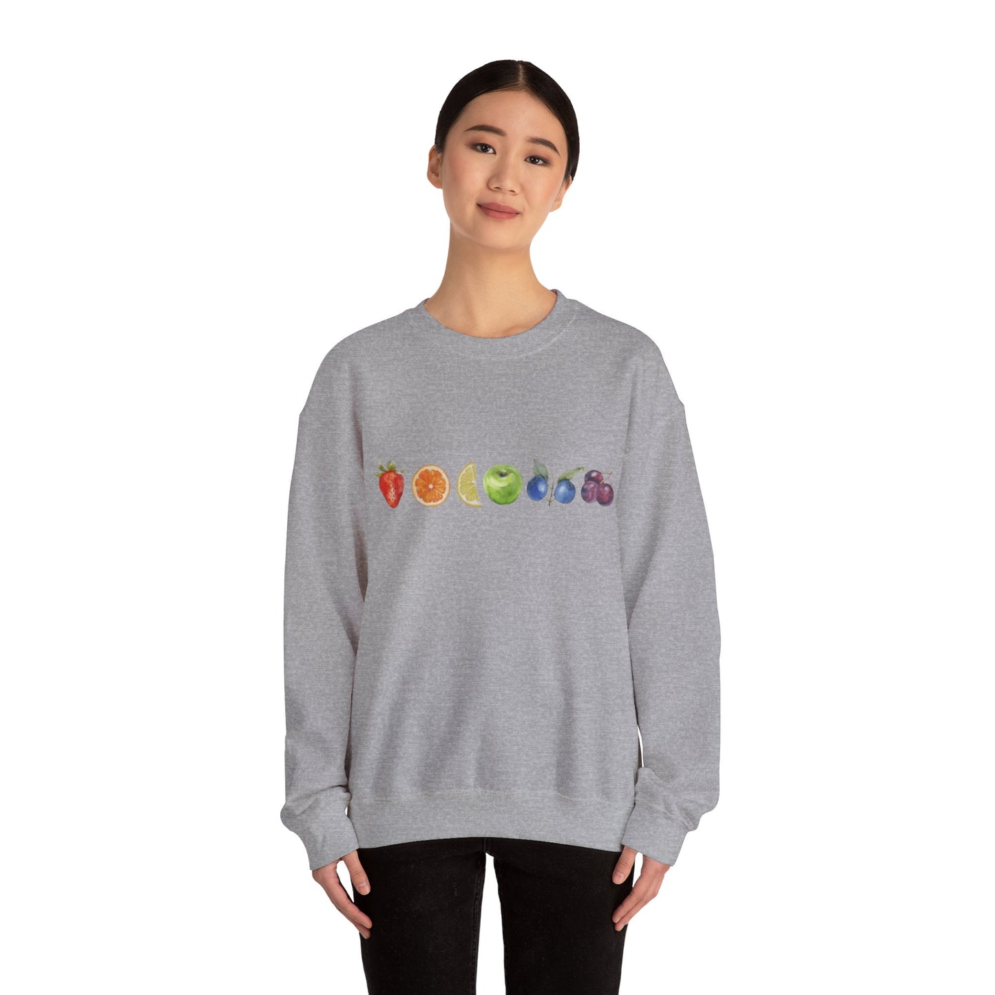 Fruits Pride Flag Unisex Crewneck Sweatshirt