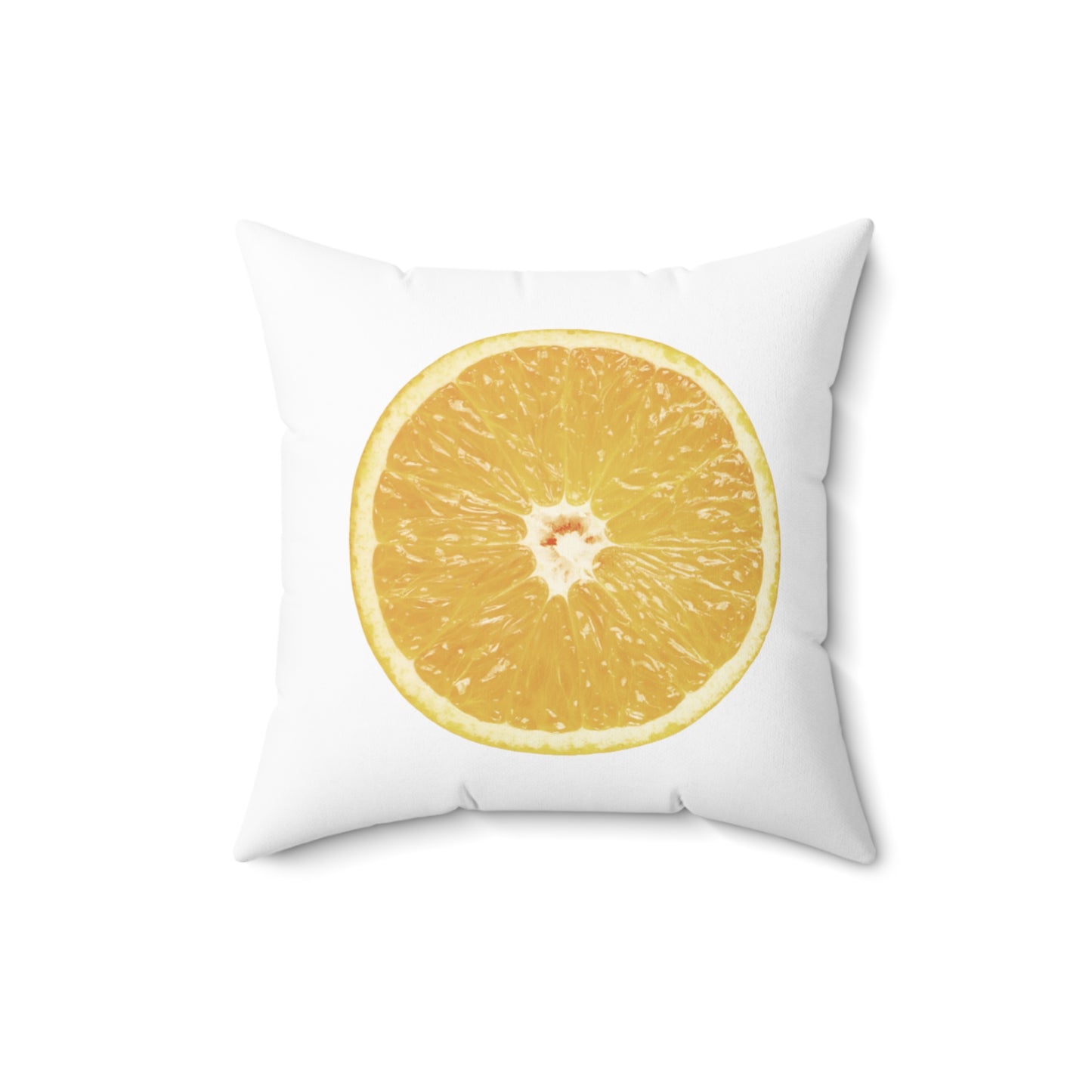 Lemon Aesthetic Polyester Square Pillow