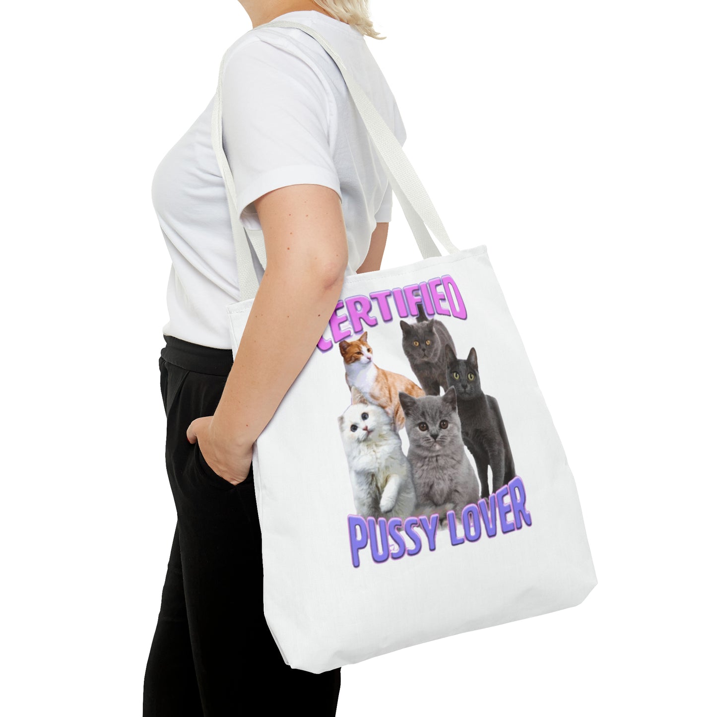 P*ssy Lover Meme Tote Bag