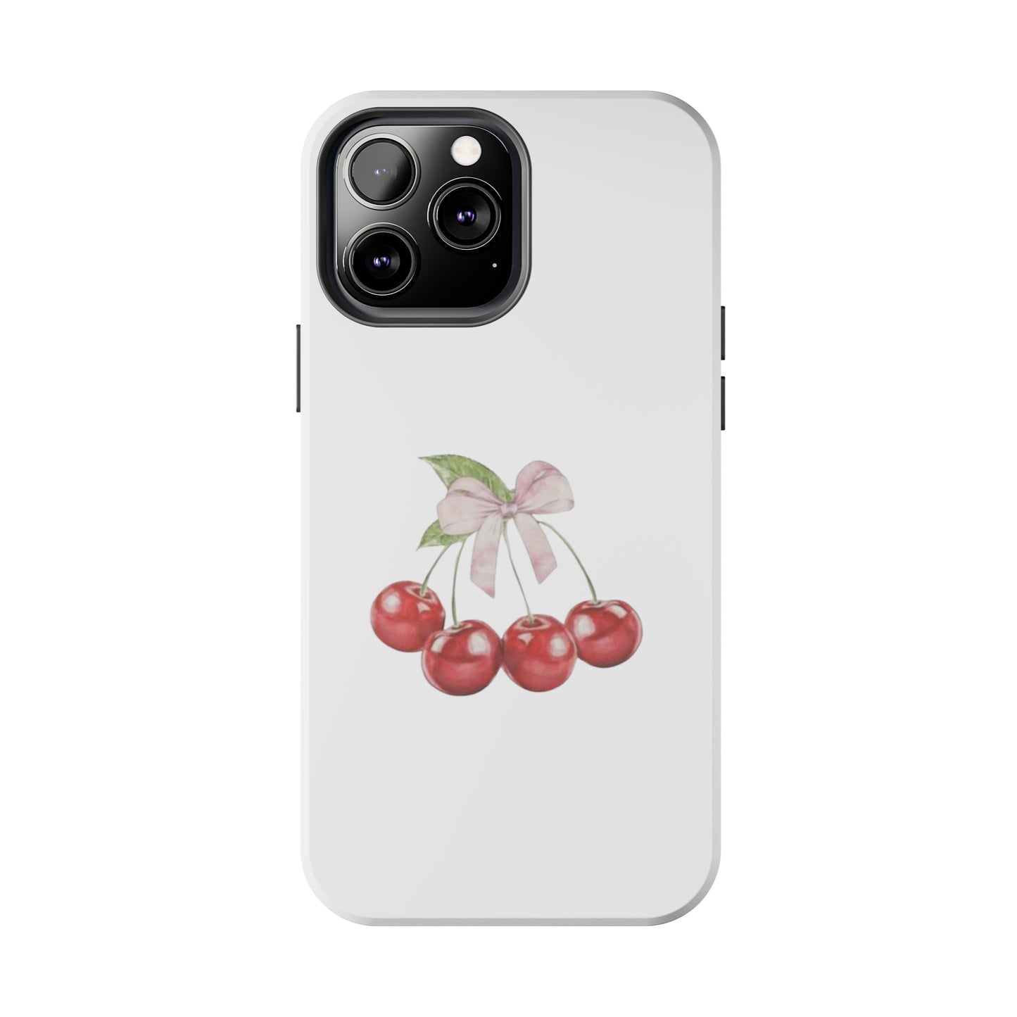 Cherries With Ribbon Aesthetic Tough Phone Cases