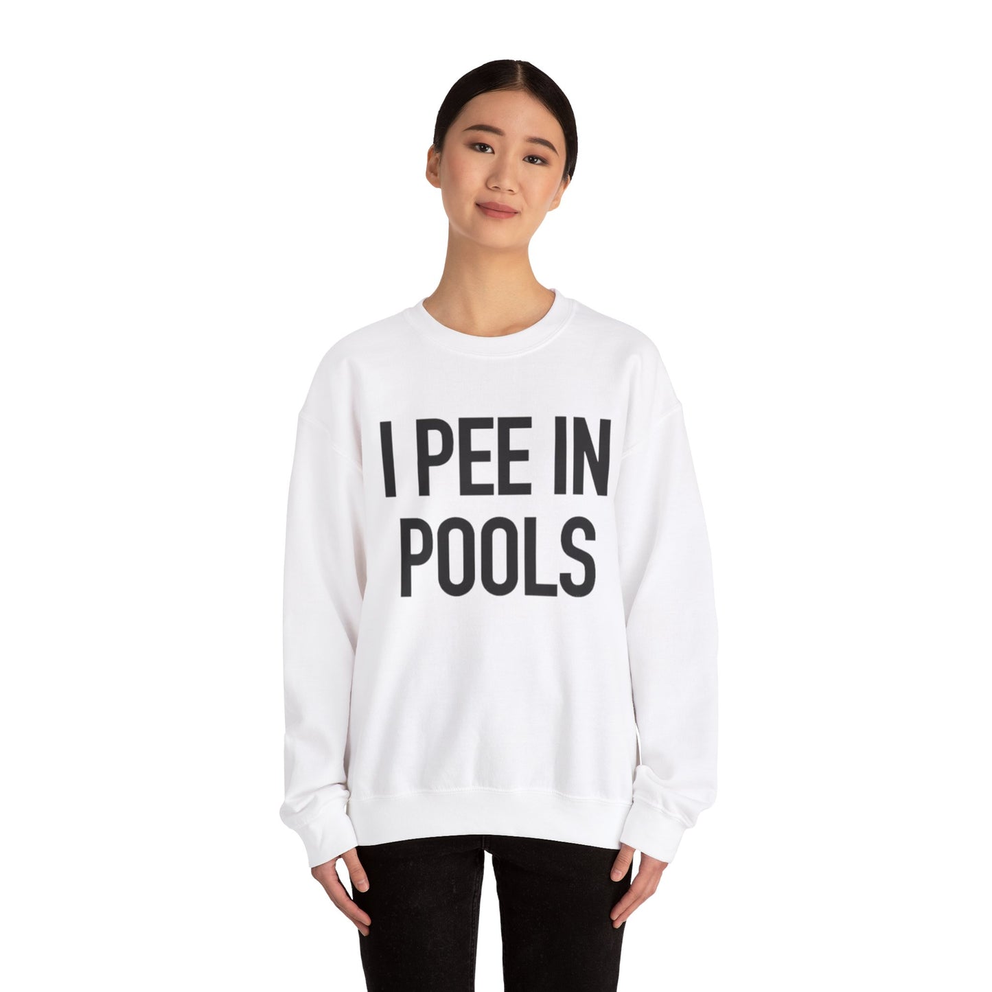 I Pee In Pools Unisex Crewneck Sweatshirt