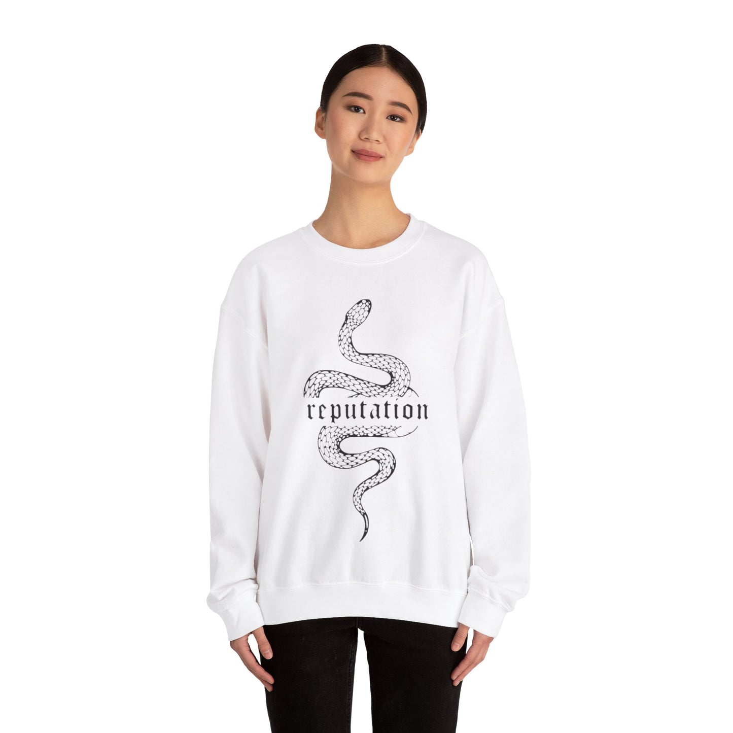 Reputation Adult Unisex Crewneck,  Gift Shirt, Parody crewneck