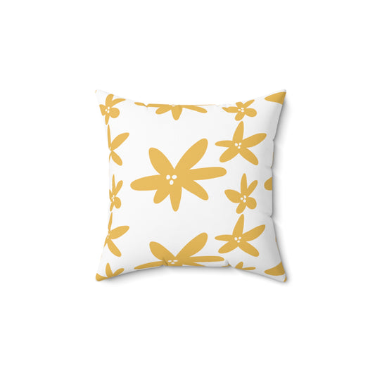 Sunflowers Aesthetic Polyester Square Pillow