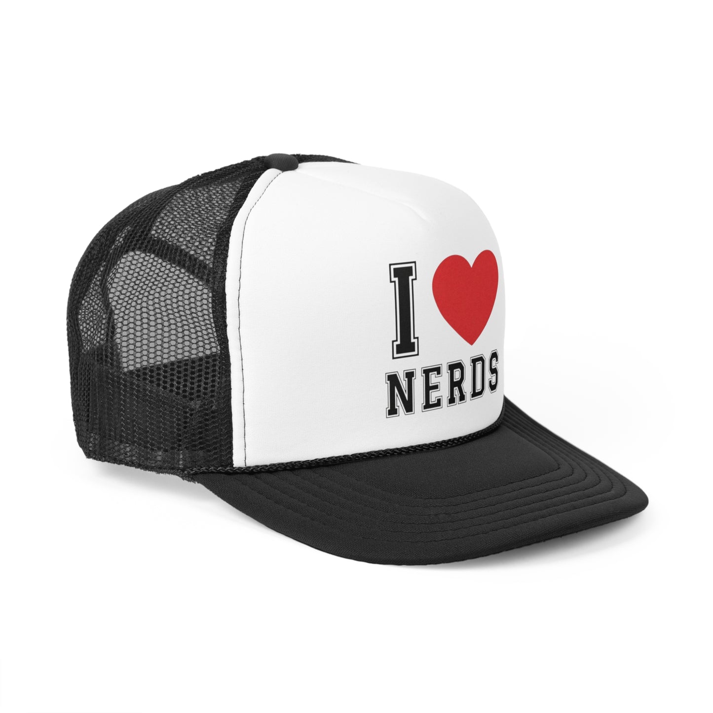 I Love Nerds Trucker Hat, Funny Hats, Gift Hat, Parody Trucker Hat, Trendy Hats, Meme Hat