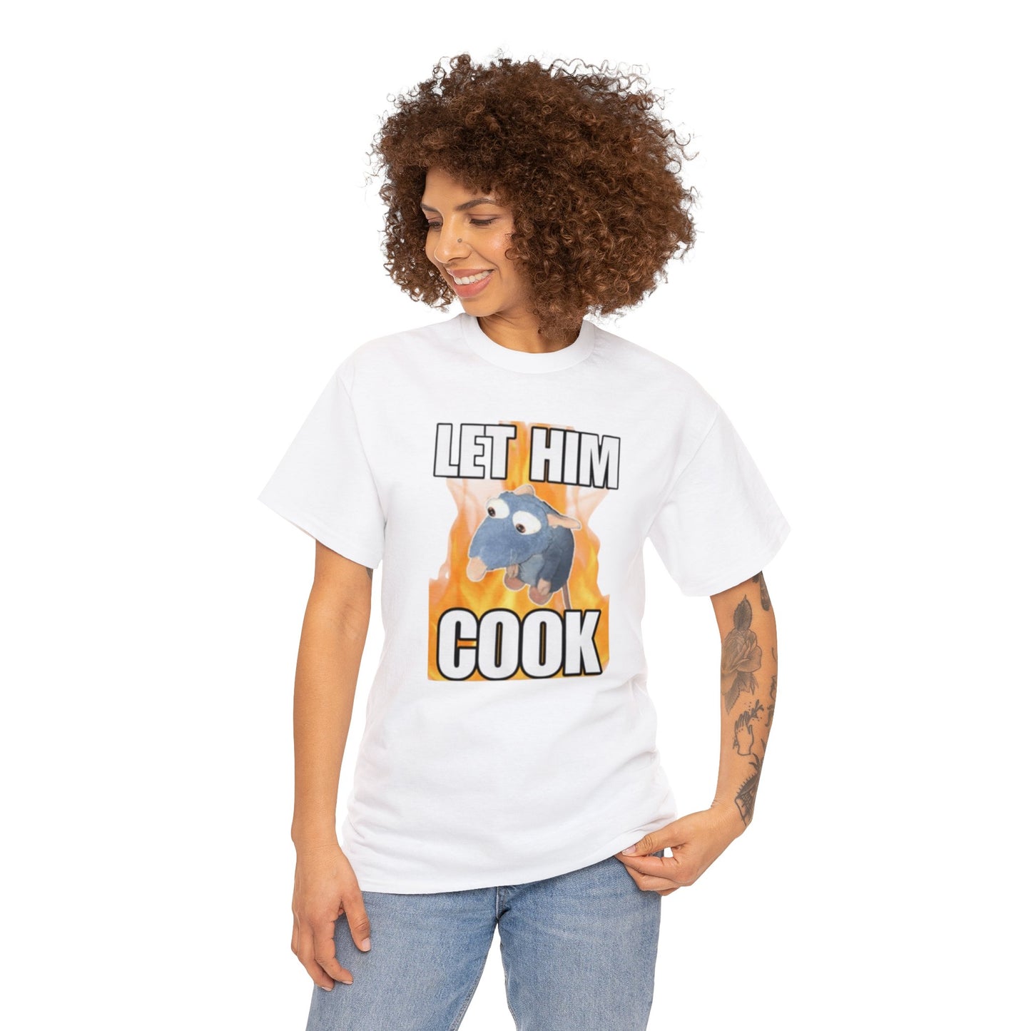 Let Him Cook Funny Rat T Shirt Unisex