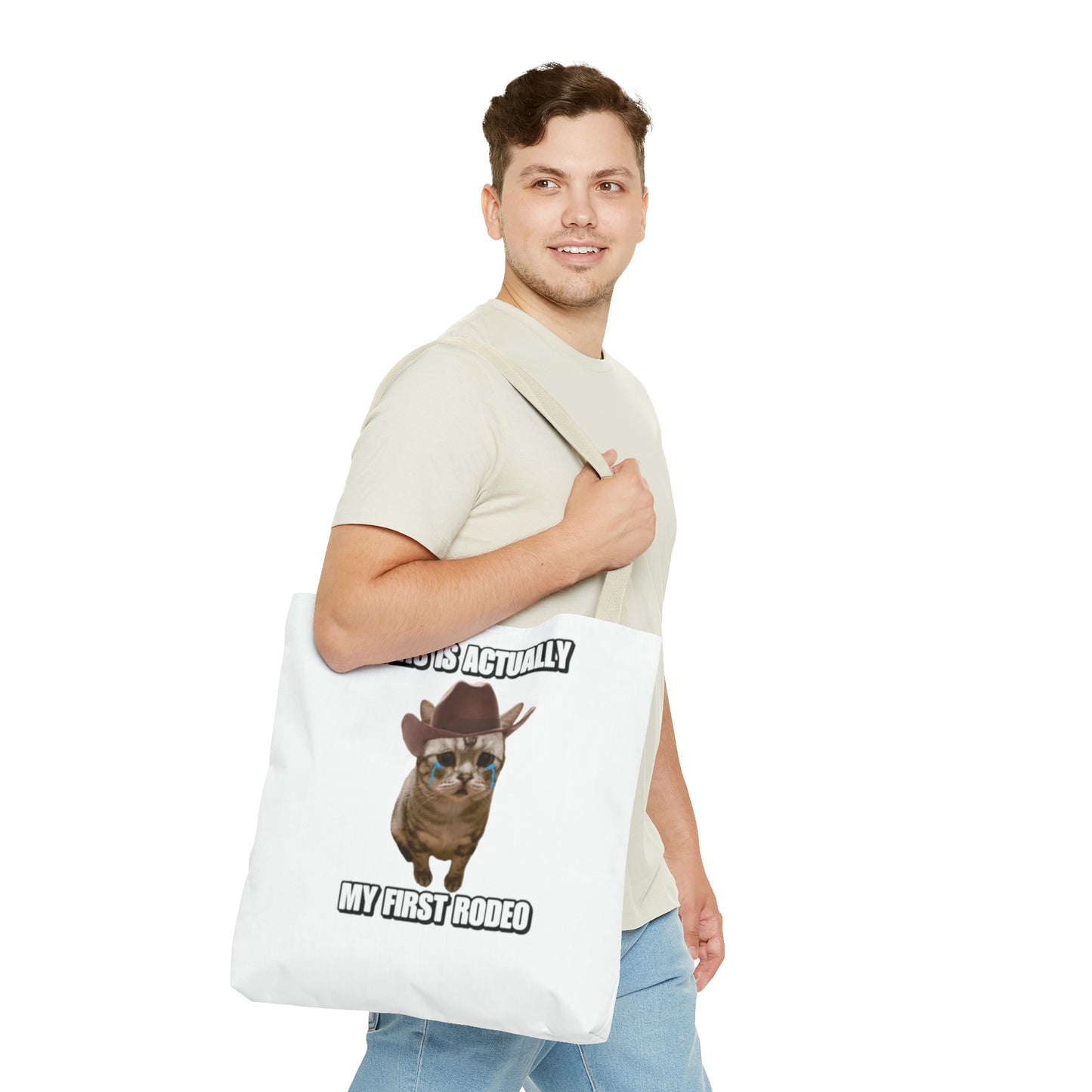 This Is Actually My First Rodeo Today Meme Tote Bag