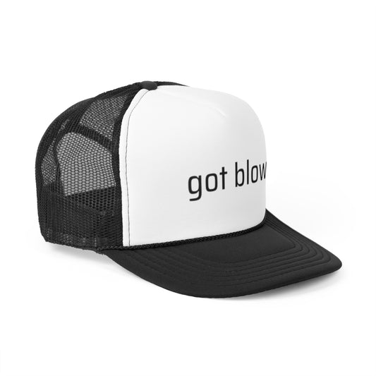 Got Blow? Trucker Hat, Funny Hats, Gift Hat, Parody Trucker Hat, Trendy Hats, Meme Hat