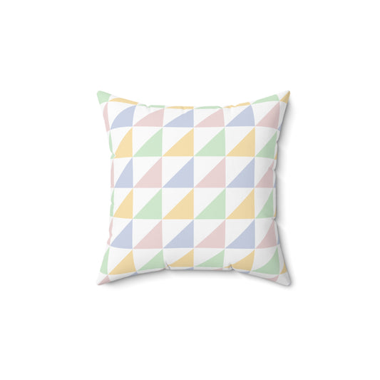 Triangles Aesthetic Polyester Square Pillow