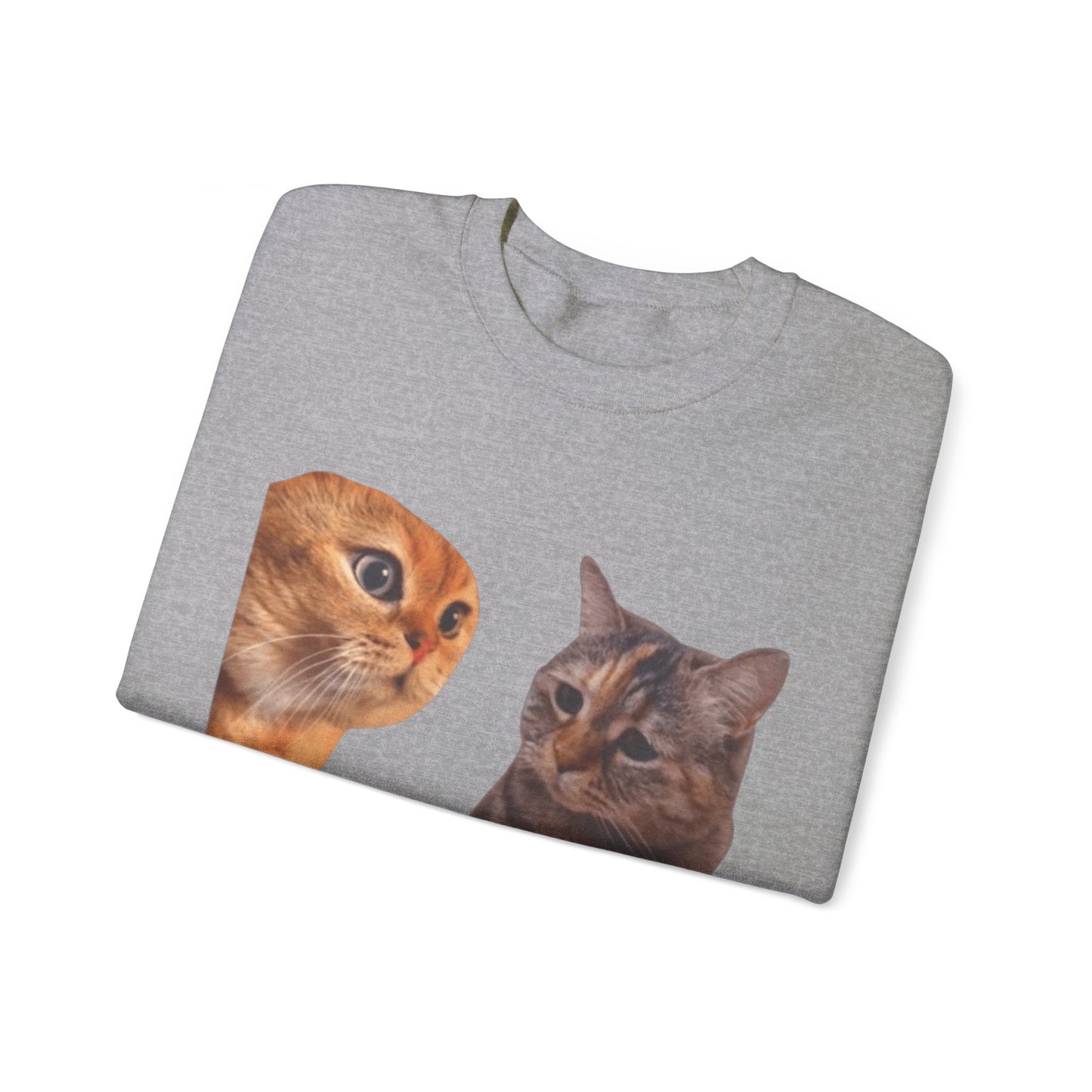 Cats Talking Unisex Crewneck Sweatshirt