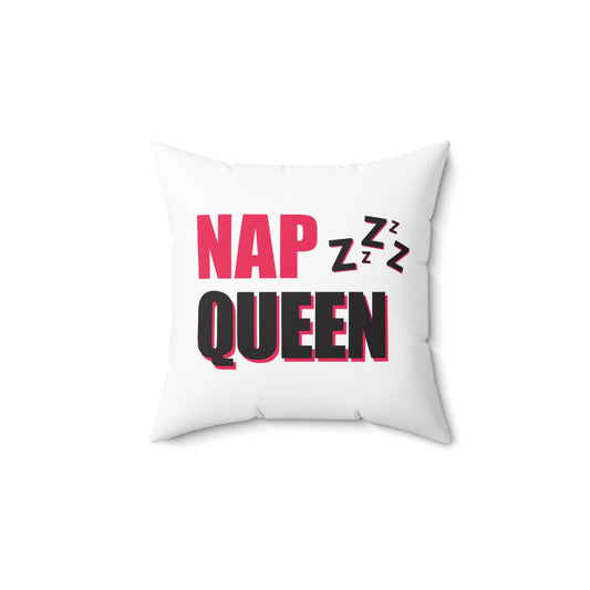 Nap Queen Aesthetic Polyester Square Pillow